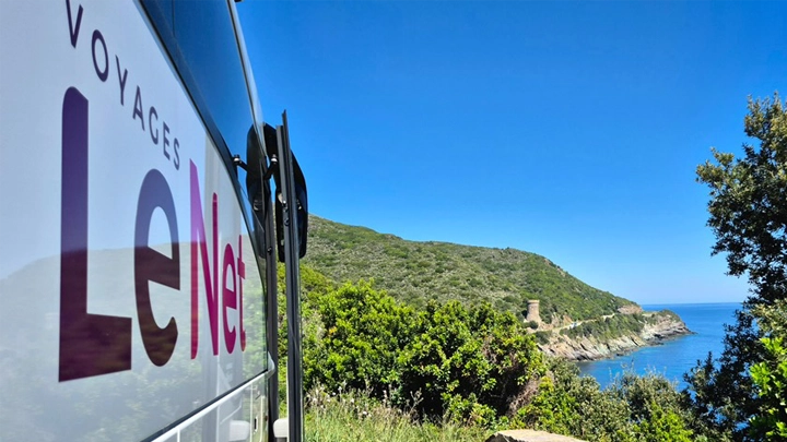 Transports Le Net vue mer